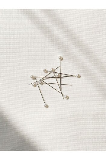 Femple Modest White Shawl Needle - 10 Pieces No-Snag Hijab Needles