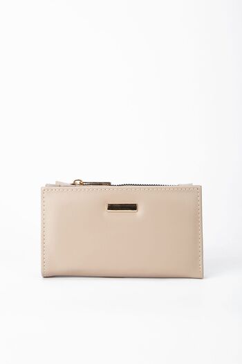 minebag Matte Dik Toore ZC106 Women's Wallet Beige