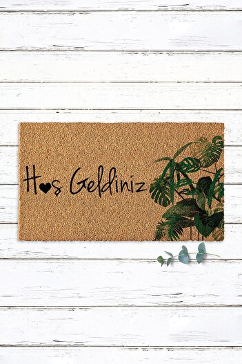 Paspas Yap Welcome Koko Doormat Exterior Door Mat Bristle Mat Home Door Entrance Mat Apartment Apartment Mat