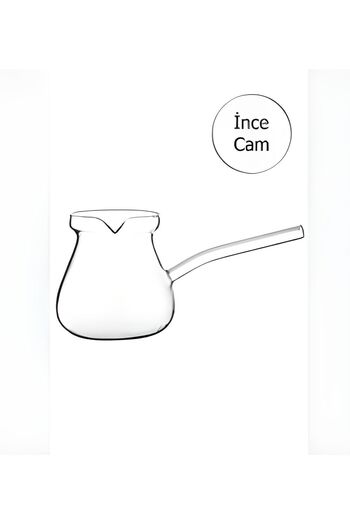 klt Cam Cezve Yuvarlak 300ml