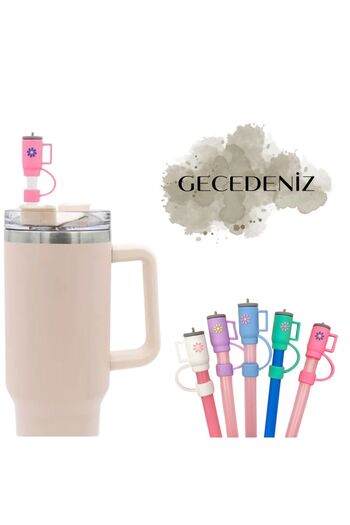 Stanley Quencher Thermos Compatible // Thermos Model Pipette Stopper - Pink