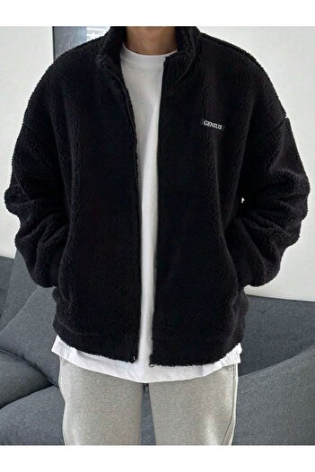 GENIUS STORE Oversize βελούδινο φούτερ Fleece για άνδρες και γυναίκες