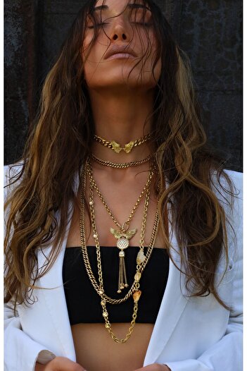 Bayemeyc MIAN MELEK KANADI CHOKER KOLYE