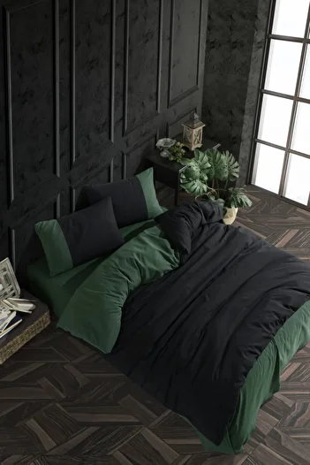 Always Ranforce Sheet Elastic Single Double Sided Duvet Cover Set