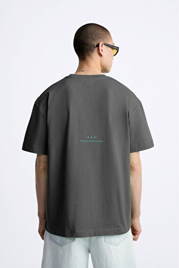 The Champ Clothing Ανδρικό μπλουζάκι Oversize - Crew Neck, Organic Chernistry, Written Smoked