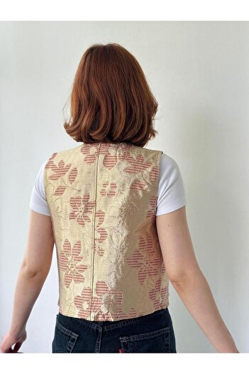 Retrobird Women's Gold Design Vest