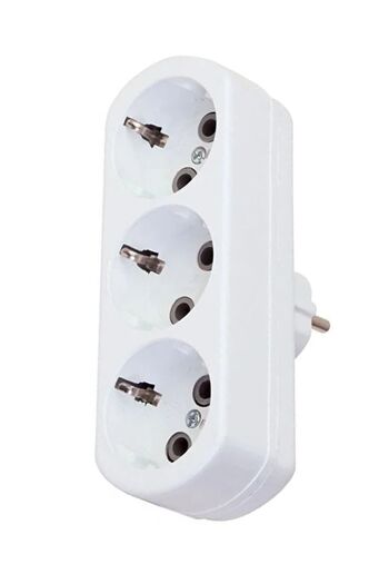 MH MiniHediye 3-Plug Grounded Golyat Group Socket Delta