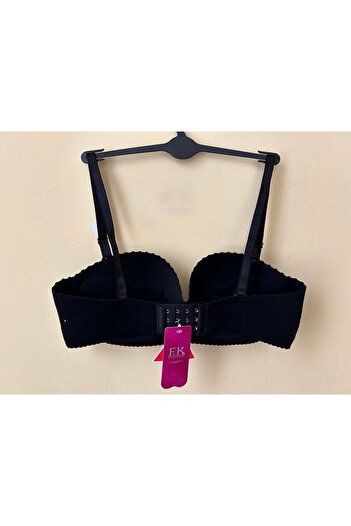F.K Laser Cut No Underwire Push Up Strapless Bra