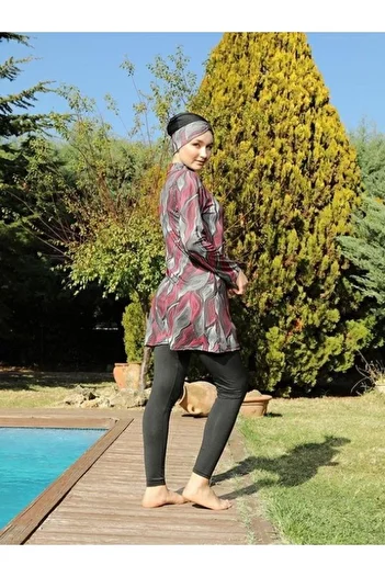 DONEX 1209 Πλήρως καλυμμένο μαγιό Lycra Hijab