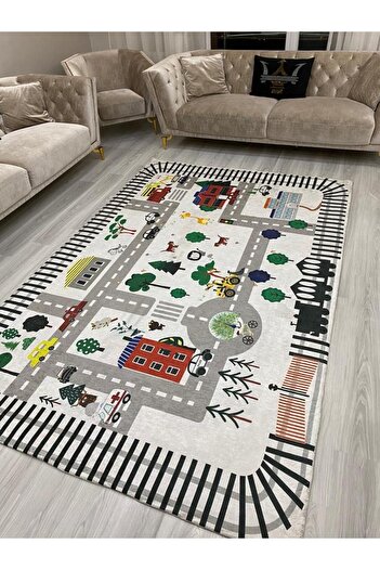 ALLGELSİN Husa elastica covor 6m2 Dimensiune 200x300cm Sase metri patrati lavabila Husa moderna cu dungi