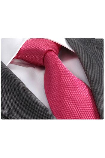 Exve Exclusive Pink Self-Patterned Tie