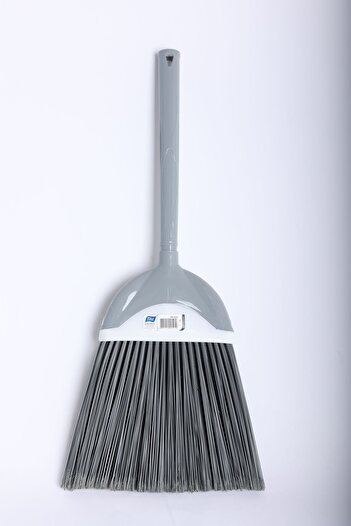 Titiz Gray Hanımeli Long Handle Broom No:3, Stylish and Practical Cleaning Tool