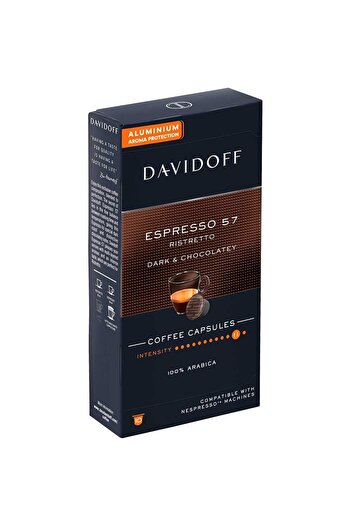 Davidoff Espresso 57 Rıstretto Dark & Chocolatey Aluminium Kapsül Kahve 3x10'lu (nespresso Uyumlu)