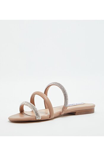 Steve Madden Beige Women's Flat Sandals Sandals