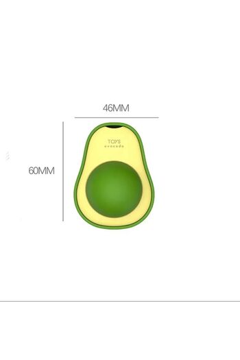 BEYZANA Avocado Catnip Cute Cat Grass - 360 Degree Rotating Toy