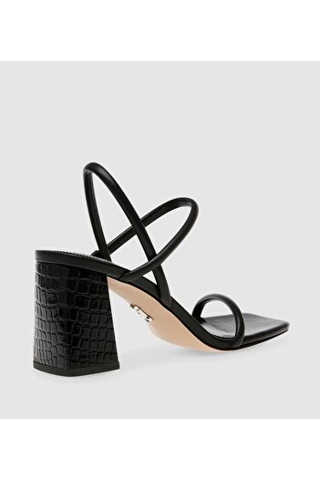 Steve Madden Black Women's Block Heels Sandals