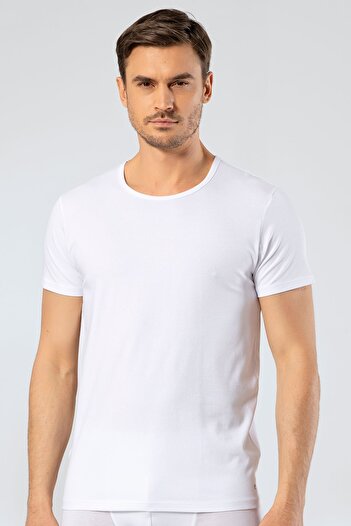 Cacharel 1305 Ανδρικό T-shirt με λαιμόκοψη με κοντό μανίκι