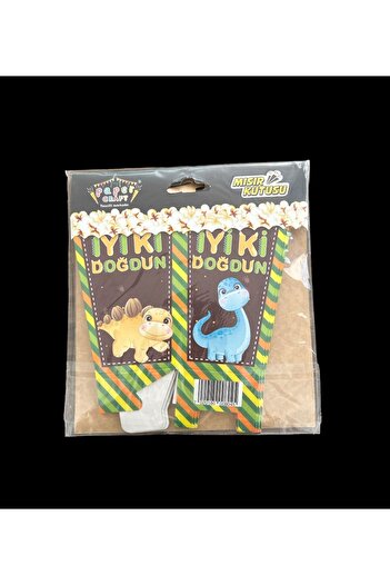 partideyince Cute Little Dinosaurs - Misir Box Popcorn