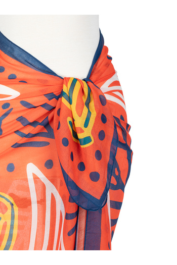AQUABERRY Patterned Large Pareo 140X140 cm |   Beach Clothing - Vibrant Patterned, Anti-Wrinkle and Practical