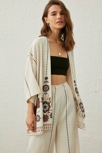 İLKCET MODA Kimono Suit Women's Set