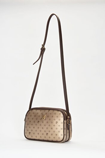 Pierre Cardin Damen-Umhängetasche mit goldenem Monogramm 05PO22Y1536
