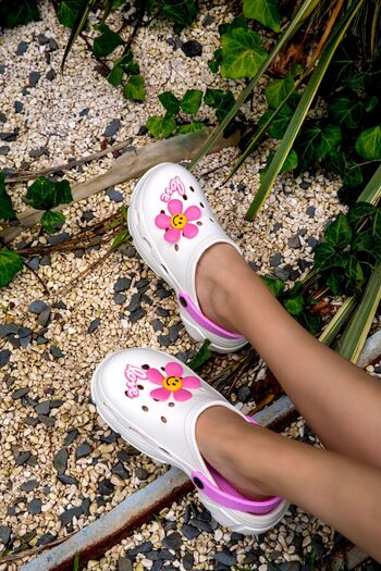 SOHO 19345 Model Beige-Fuchsia-Black Women's Slippers