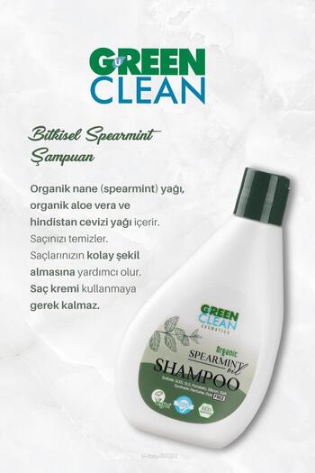 Green Clean Spearmint Shampoo - Buy 4 Pay 3, Herbal, 275 ml