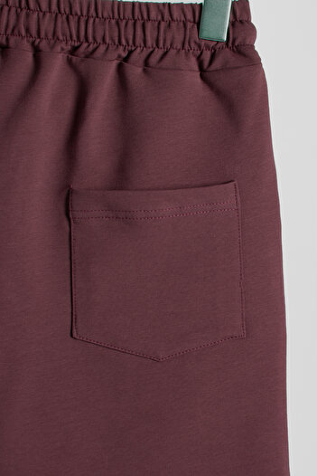 Terapi Men Erkek Bordo Basic Regular Fit Şort & Bermuda
