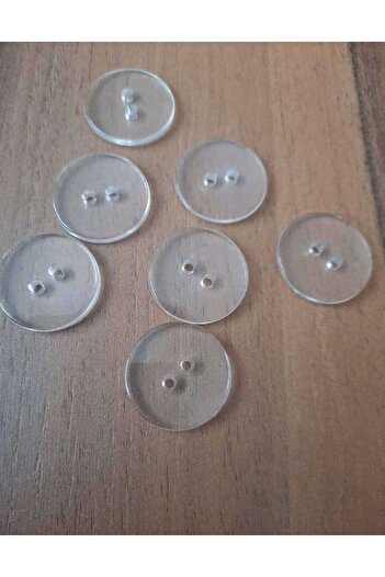 İMREN AKSESUAR Button Transparent 13 Mm 1 Pack 15 Pieces