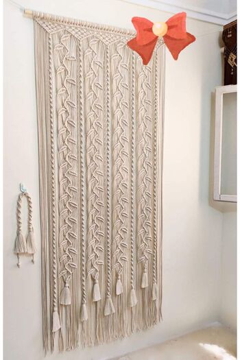 TrendSende Macrame Door Curtain (100*200)