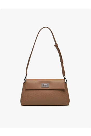 Calvin Klein Push Shoulder Bag - Logo Print, K60K 612143 -0HF