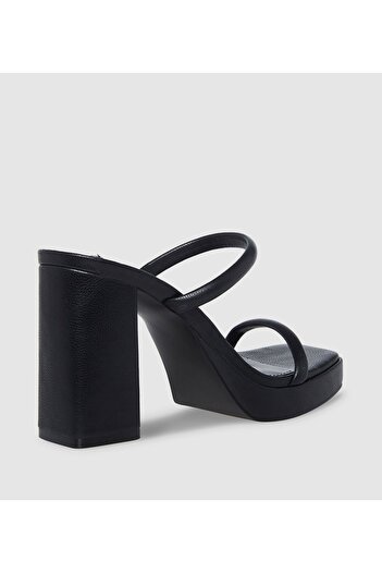 Steve Madden Black Women's Block Heels Sandals