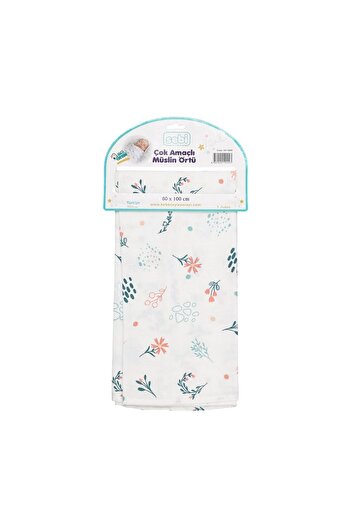 Sebi Bebe 80x100 Cm Muslin Blanket - Multi-Purpose