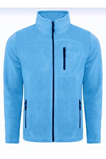 GENIUS STORE Pánská outdoorová fleecová bunda - celý zip, 3 kapsy, taktický fleece