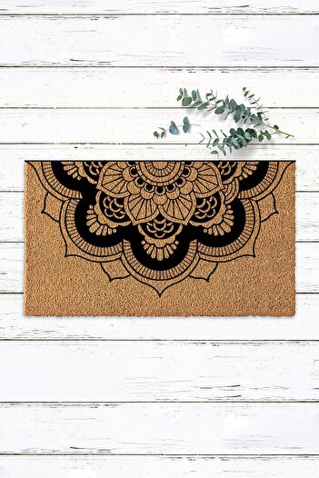 Paspas Yap Patterned Door Front Mat Exterior Door Mat Home Decor Koko Mat Apartment Apartment Mat Entrance Mat