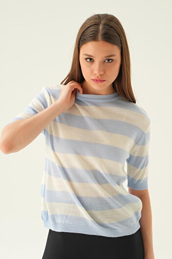 Rays Μπλουζάκι Baby Blue 1461 ριγέ