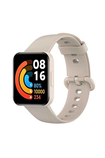 Nezih Case Xiaomi Redmi Watch 2 Lite Compatible Soft Smart Watch Silicone Cord/Strap 2 Pcs Set