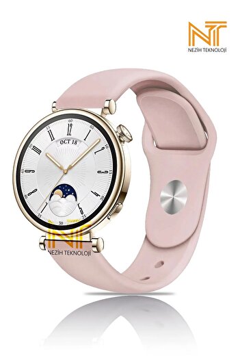Nezih Case Huawei Watch Gt4 / Gt5 / Gt6 41mm Compatible Soft Silicone Sport Strap Band 18mm