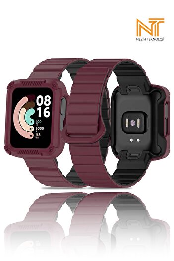 Nezih Case Xiaomi Redmi Watch 2 Lite / Mi Watch Lite Compatible 360 ​​Tank Case Protector and Lanyard
