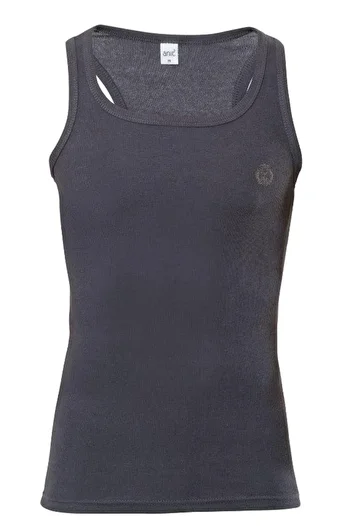 Anıt Men's Sports Undershirt Set of 5 - Rambo Cut, Striped Camisole, 92% Cotton 8% Lycra