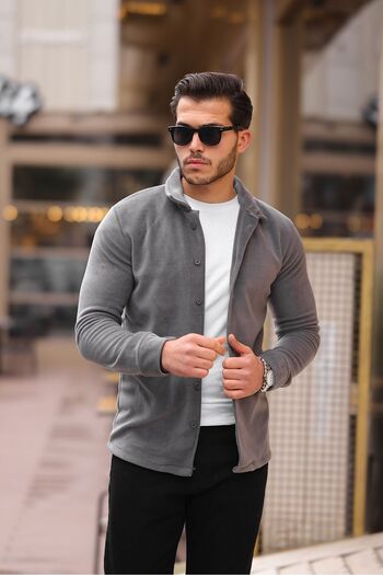 comstar Men's Fleece Comfortable Fit Shirt