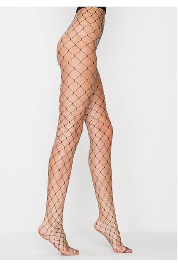 Penti Black Large Mesh Pantyhose New Season (1 Piece Economical)