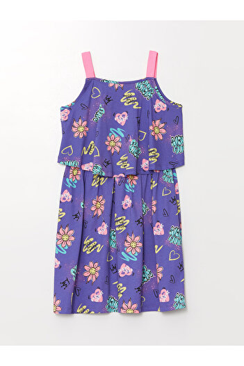 LC Waikiki Girl's Square Collar Dress