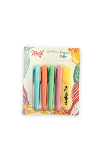 Maxx Pastel Highlighter Marker 6 Colors