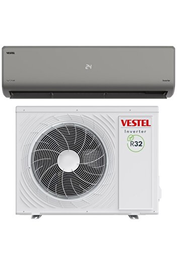 Vestel Vega Plus G Gri 182 A++ 18000 BTU WIFI Inverter Duvar Tipi Klima