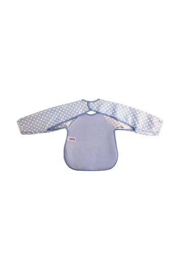 Sevi Bebe Baby Bib with Sleeves - Blue