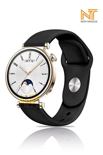 Nezih Case Huawei Watch Gt4 / Gt5 / Gt6 41mm Compatible Soft Silicone Sport Strap Band 18mm