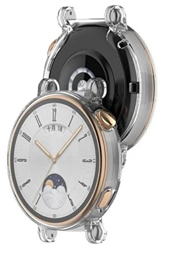 Nezih Case Huawei Watch GT4 41mm Compatible Reinforced 360 Case and Screen Protector