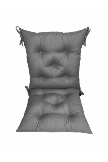 Bykutlay Home Collection Backrest Chair Cushion, Anthracite Color