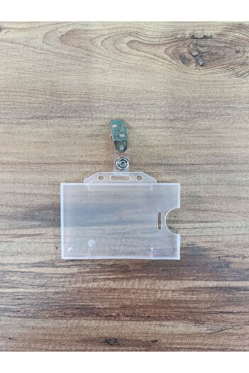 Limitless Clear Name Badge Holder with Horizontal Metal Latch - Card Protector